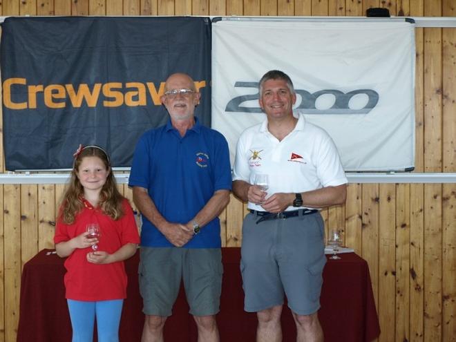 ASA TISC 2000 18 19 July - Second place Matt and Gwen Sargent - 2015 Crewsaver 2000 Millennium Series © Clare Sargent